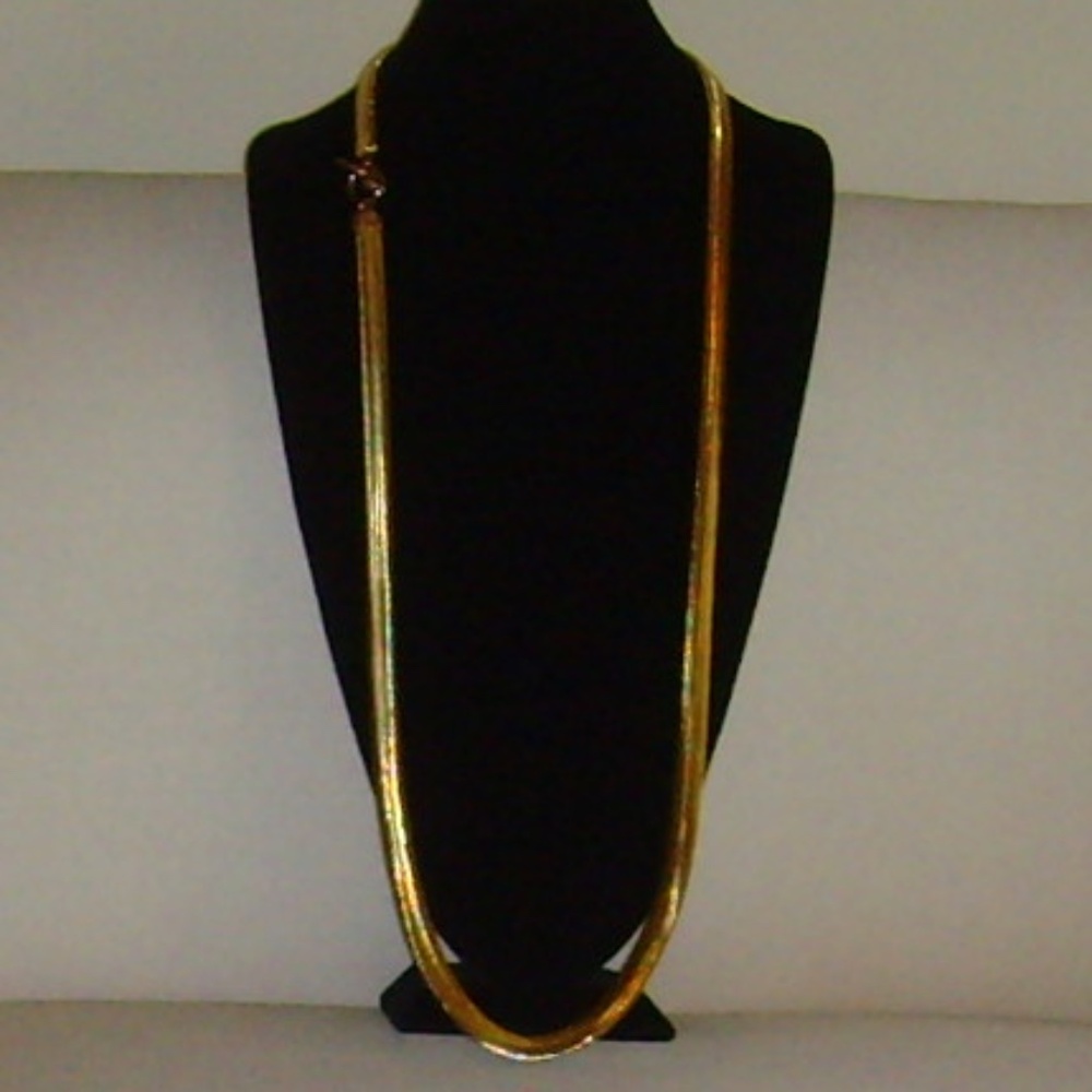 Anne Klein Gold-Tone Serpentine Chain Necklace - Picture 5 of 14